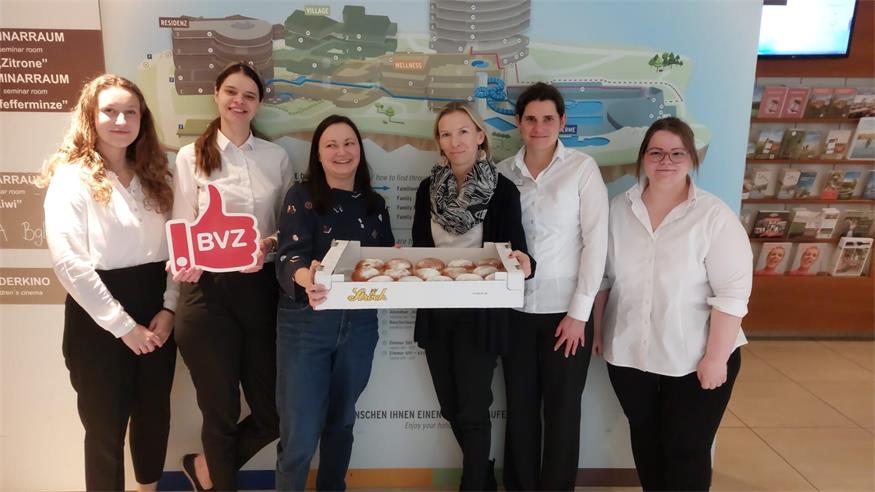 BVZ verteilte Faschingskrapfen