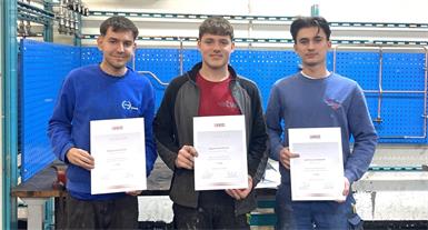  Thomas Nikitscher, Fabian Wukitsevits und Mathias Schermann teilten sich das Podest.