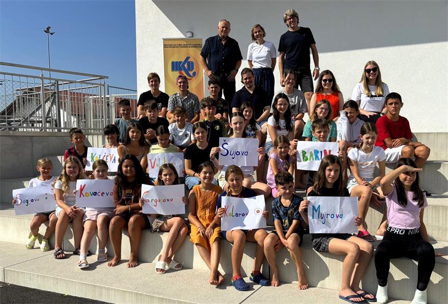 29 Kinder lernten in Stinatz spielerisch die kroatische Sprache und Kultur kennen.