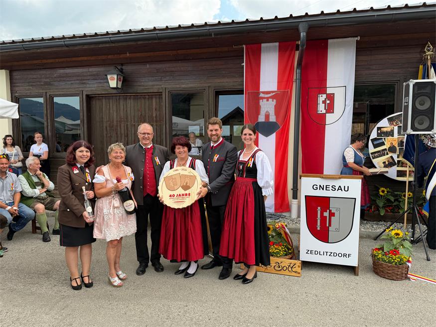 40 Jahre Gemeinde-Partnerschaft. Zum Festakt in Kärnten reiste eine Delegation aus Hornstein an. 
