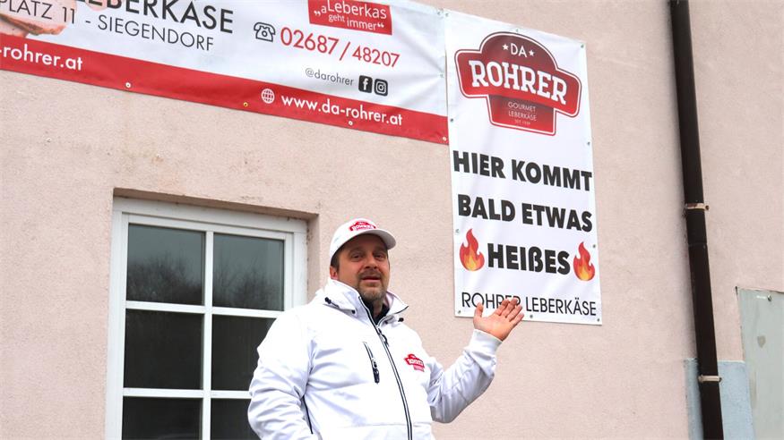 "A Leberkas geht immer", ist Stefan Rohrers patentiertes Motto. Das soll ab Frühling auch in Eisenstadt gelten.
