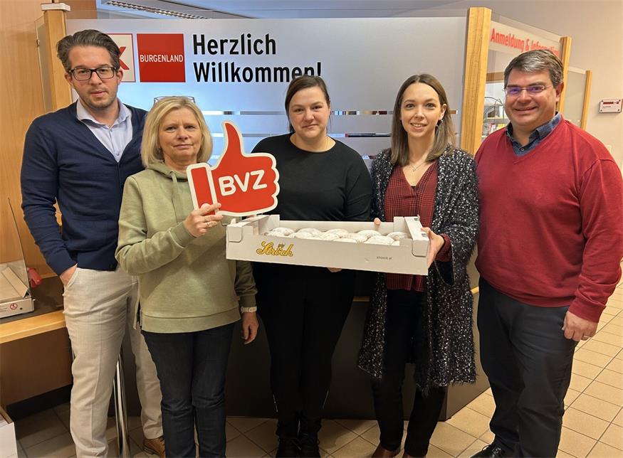 BVZ verteilte Faschingskrapfen