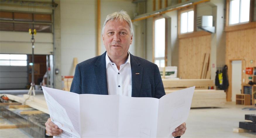 Alles planbar. Bau-Innungsmeister Bernhard Breser.