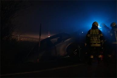 Am 18. Jänner war wieder ein Fahrzeug bei Stöttera in den Straßengraben gerutscht.