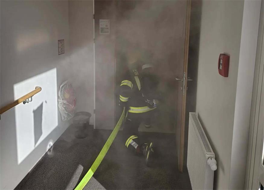 Angenommen wurde, dass im Pflegekompetenzzentrum Draßburg ein Brand ausgebrochen sei.