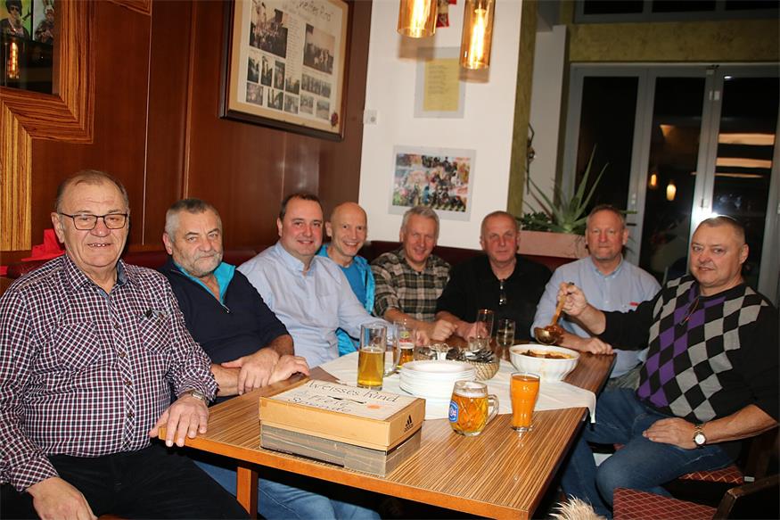Anton Weidinger, Ernst Scheiber, Bürgermeister Thomas Hauser, Johann Janisch, Franz Kröpfl, Robert Schedl, Gerald Konrad und Emmerich Böhm freuten sich über viele Besucherinnen und Besucher.
