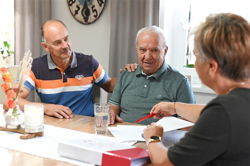 Auch Beratungsgespräche fürdas Anstellungsmodell werden angeboten.
