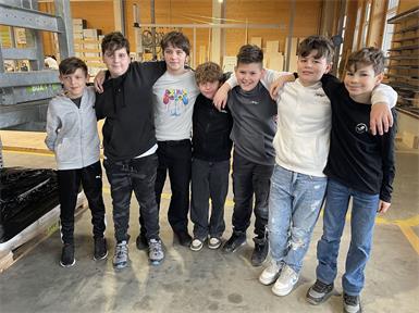 Auch Milan, Peter, Tristan, Nico, Benett, Nino und Richard gefiel die Exkursion.