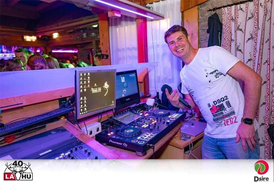 Auch bei 40 Jahre LAHÜ – dem Jubiläum der Laschenhütte auf der Teichalm stand DJ N!K am Mischpult. 