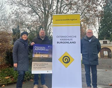 Auch in diesem Jahr lädt der Verschönerungsverein Lackenbach beim Pannonischen Advent im Schloss zu Genuss und vorweihnachtlicher Atmosphäre ein. Am Stand des Vereins warten Glühwein, Tee und feine kulinarische Köstlichkeiten auf die Besucher. Der Erlös aus diesem Adventwochenende kommt zur Gänze der Krebshilfe Burgenland zugute – und unterstützt damit die kostenfreie psychoonkologische Begleitung und Beratung von Krebspatienten und ihren Familien. 