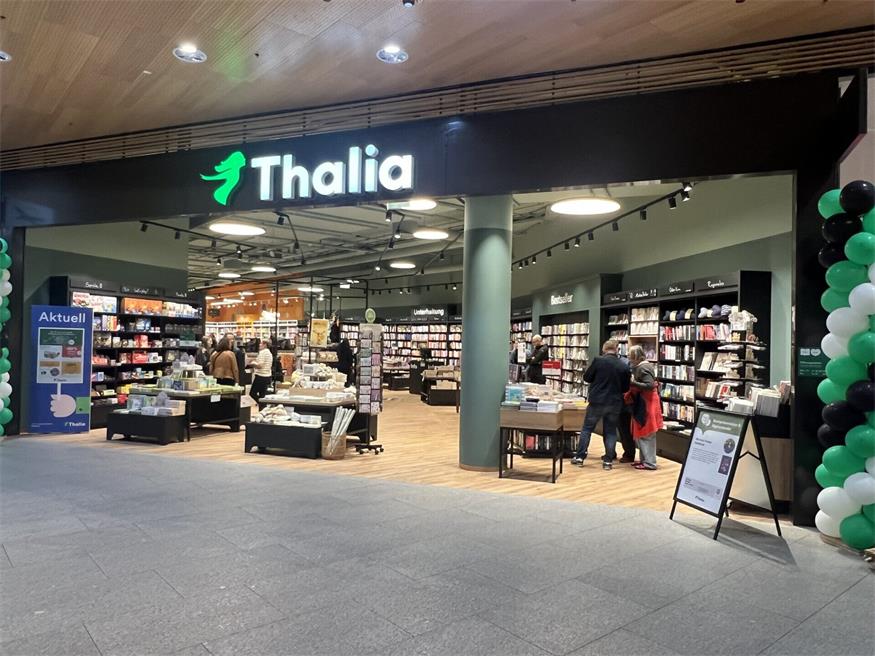 Auf 330 Quadratmetern bietet Thalia ein breites Sortiment an Büchern, Spielen, und Geschenkideen.