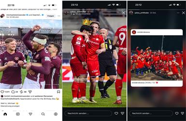 Auf Instagram waren die Erfolge von Geburtstagskind Michael Steinwender in Schottland und von Julius Ertlthaler in Polen bestens sichtbar.