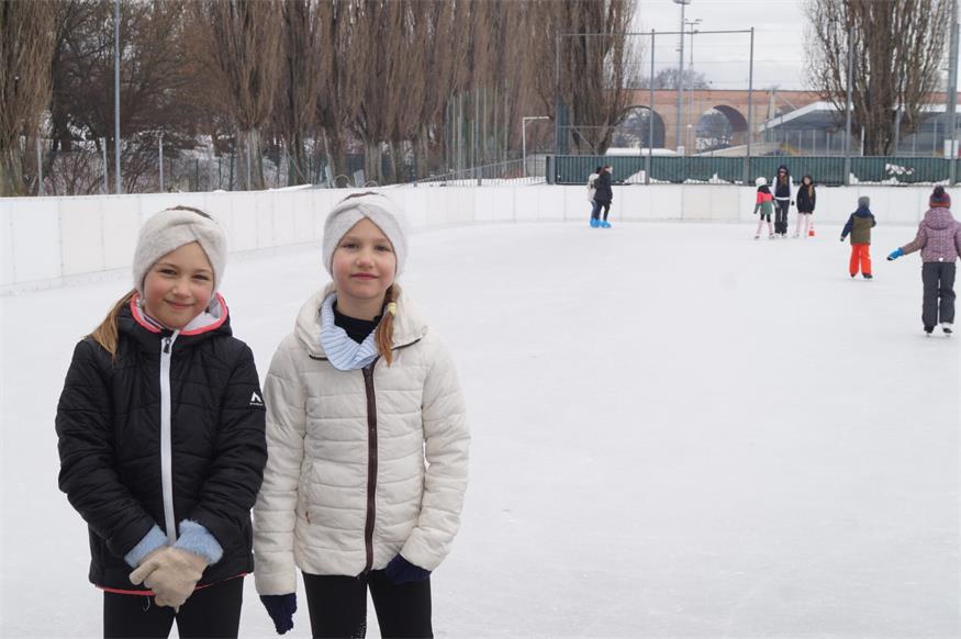 Kunsteisbahn Mattersburg: Winteridylle und Freude über Eislauf-Kurs