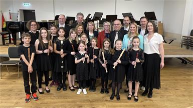 "Austauschkonzert MV Frauenkirchen": Landesrätin Daniela Winkler beim internationalen Konzert der Musikschule Frauenkirchen 