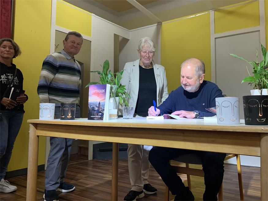 Andreas Geistlinger präsentierte sein Buch „Captagon“ in Weppersdorf