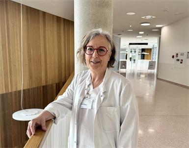 Barbara Müllauer ist schon seit Jahren ganz eng mit der Klinik Oberwart verbunden.