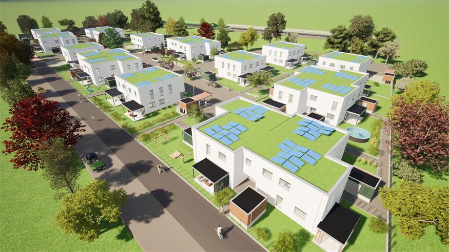 Baustart für die Blumensiedlung am Mitterjochweg