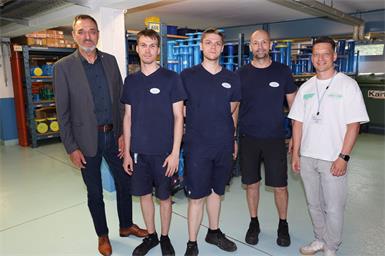 Bei den Betriebsbesuchen ging es für den AK-Präsidenten Gerhard Michalitsch gemeinsam mit Vertretern des ÖGB in Betrieb im Bezirk Eisenstadt. 
