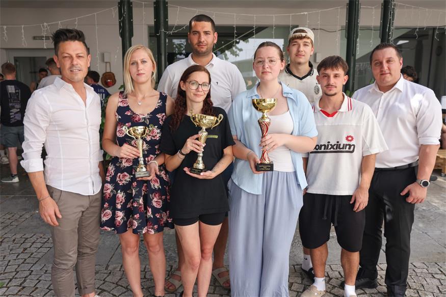 Beim AK Young Sporttag traten Lehrlinge der Berufsschulen in mehreren Disziplinen gegeneinander an.