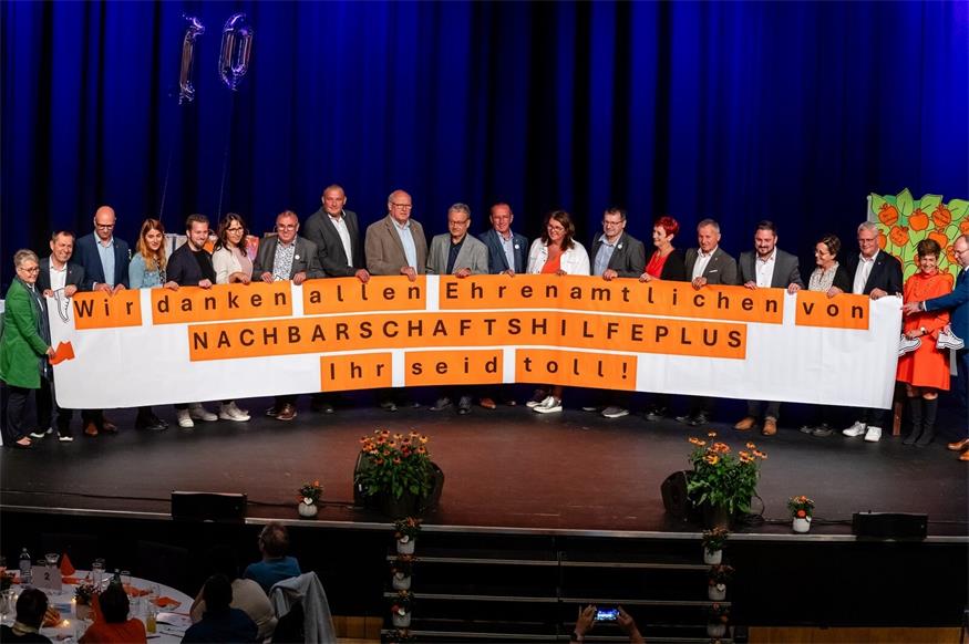 Beim Fest anlässlich 10 Jahre Nachbarschaftshilfe Plus stand der Dank an die Ehrenamtlichen besonders im Fokus.