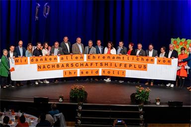 Beim Fest anlässlich 10 Jahre Nachbarschaftshilfe Plus stand der Dank an die Ehrenamtlichen besonders im Fokus.