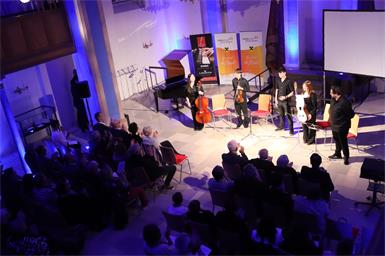Bereits drei Mal wurde im Rahmen der Veranstaltungsreihe in der ehemaligen Synagoge musiziert, am 10. April wird wieder eingeladen. 