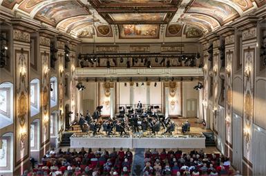 Berliner Philharmonika im Schloss Esterházy. 