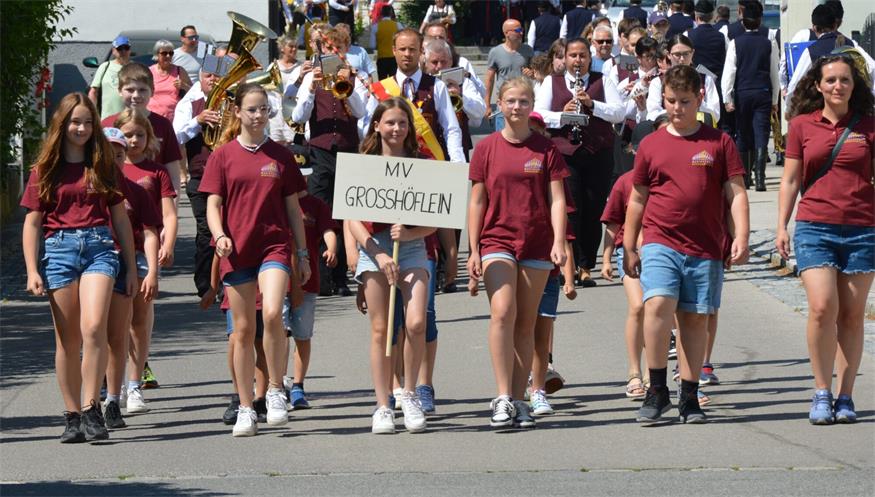 Hier spielt die Musik: Musikverein Großhöflein feierte Jubiläum Hier spielt die Musik: Musikverein Großhöflein feierte Jubiläum