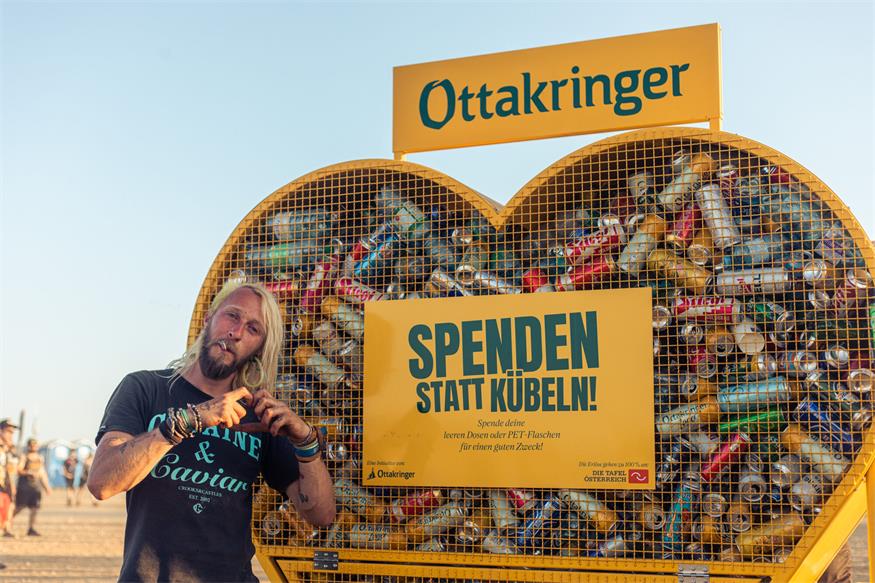 Nova Rock: 8.000 Flaschen und Dosen an Pfandspenden für Lerncafés Nova Rock: 8.000 Flaschen und Dosen an Pfandspenden für Lerncafés