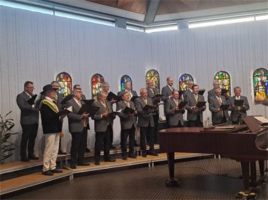 Kobersdorfer Sänger bei befreundetem Chor zu Gast