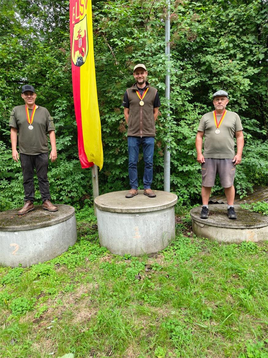 Landesmeisterschaft im Jagdparcours: Treffsicherheit trotzt dem Regen 