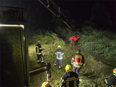 Starkregen sorgte für 14 Feuerwehreinsätze in Neusiedl am See