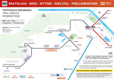 Neue Buslinie verbindet Bratislava mit Kittsee und Edelstal