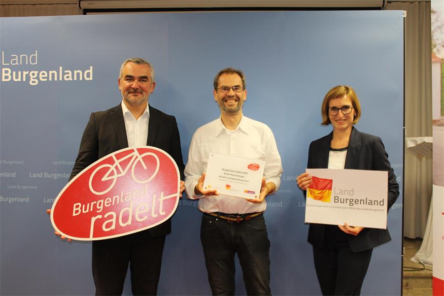 1.989.136 Kilometer per Rad: Gewinner von „Burgenland radelt“ geehrt 