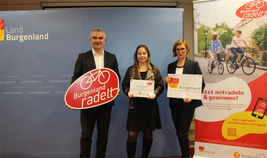 1.989.136 Kilometer per Rad: Gewinner von „Burgenland radelt“ geehrt 