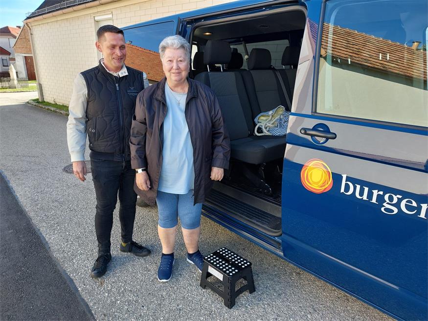 Unterwegs im Sammeltaxi: „Mit dem BAST passt alles!“ 