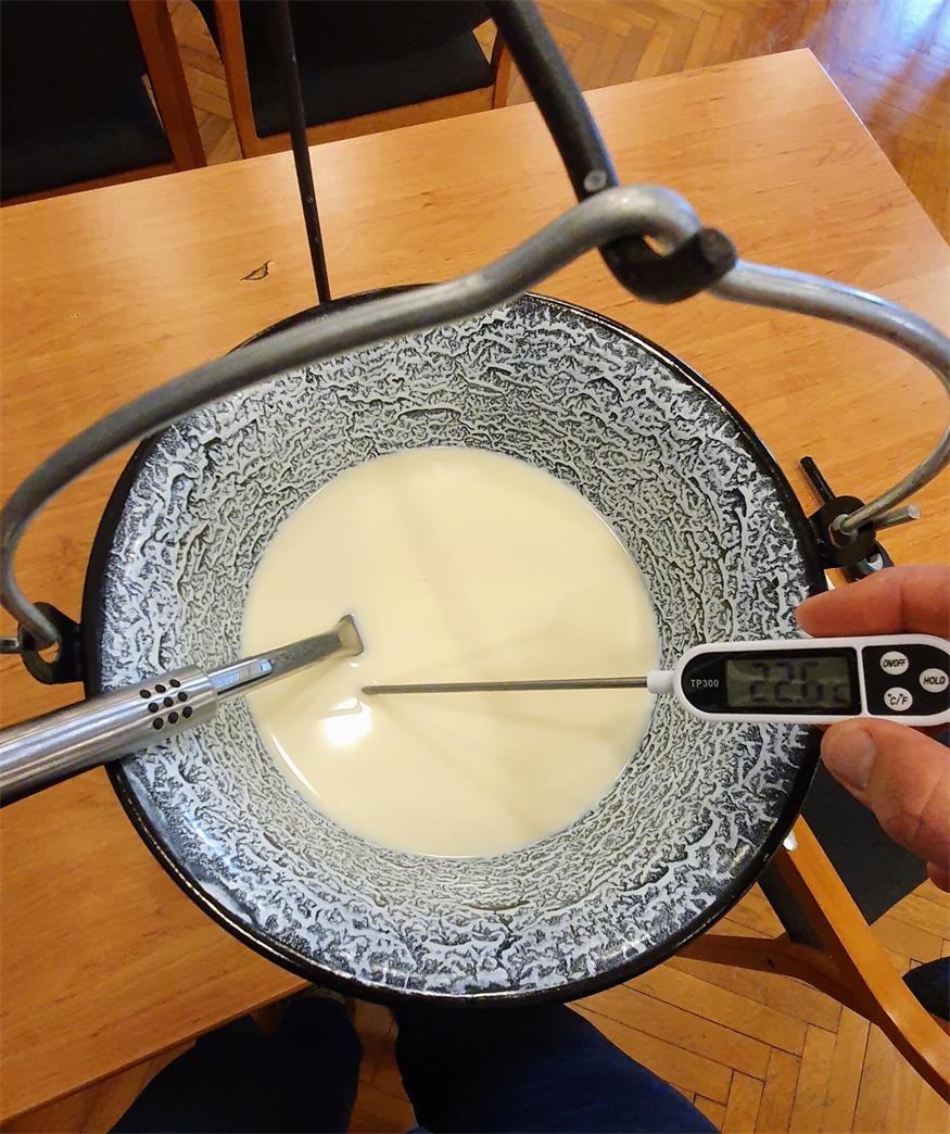 Käse-Machen mit Jennersdorfer Sennerin Jasmin Tschofen in Eisenstadt Käse-Machen mit Jennersdorfer Sennerin Jasmin Tschofen in Eisenstadt