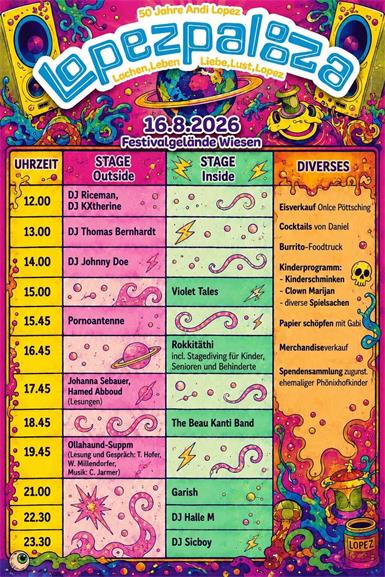 Ein Festival zum 50er: „Alle können kommen - und Stagediven“