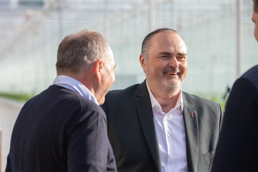 Wallern: Doskozil besucht Perlinger Gemüse 