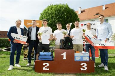 Leon Lanz aus Marz ist der beste Tischlerlehrling im Burgenland