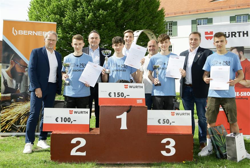 Leon Lanz aus Marz ist der beste Tischlerlehrling im Burgenland 