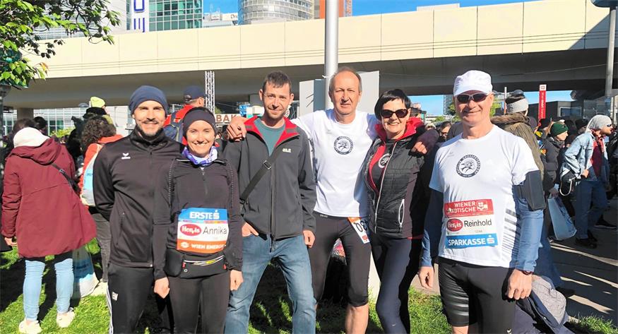 Die Devise laute: ab nach Wien zum Vienna City Marathon 