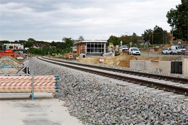 Elektrifizierung der Mattersburger Bahn läuft