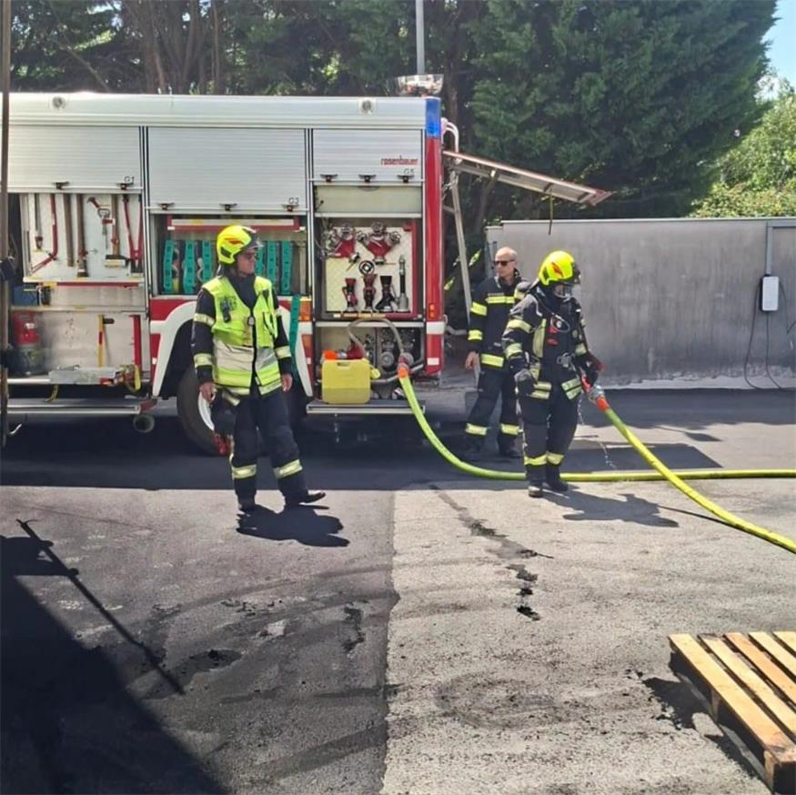 Nahe Isosport: Kleinbrand in Eisenstadt 