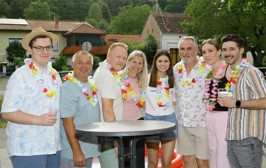 Beachparty in Drumling sorgte für Urlaubsstimmung 
