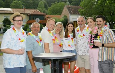 Beachparty in Drumling sorgte für Urlaubsstimmung