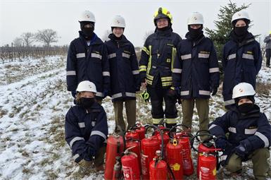 Alles sicher beim „Christbaumanzünden“ der Feuerwehr Breitenbrunn