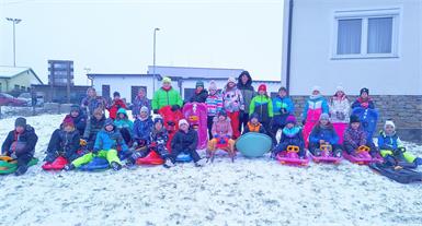 Turnstunde im Neuberger Schnee