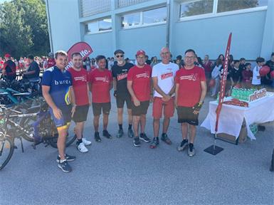Burgenlands Jugend radelte gegen Kinderarmut