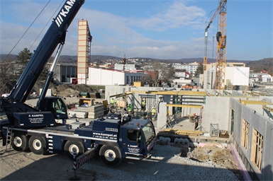 Eisenstadt: Rohbau für Bildungscampus steht